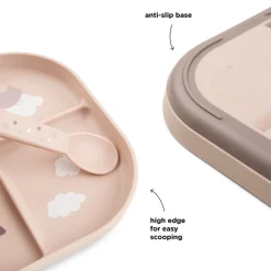 Discount Foodie inddelt tallerken Happy clouds Pudder Service