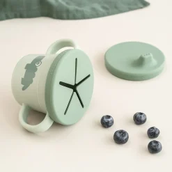 Foodie tud/snack kop sæt Croco Grøn Service