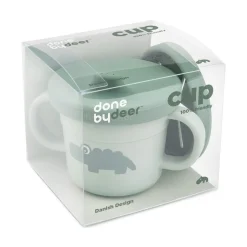 Foodie tud/snack kop sæt Croco Grøn Service