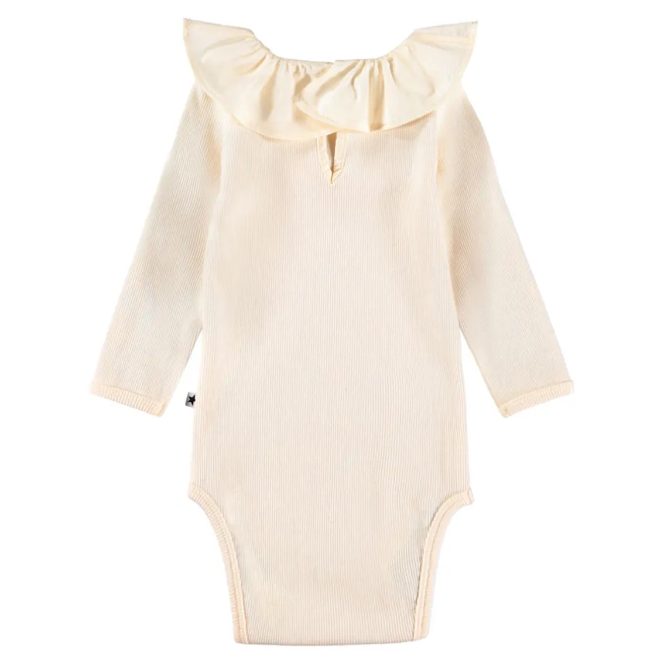 Clearance Foss Body - Buttercream Bodystocking Langærmet