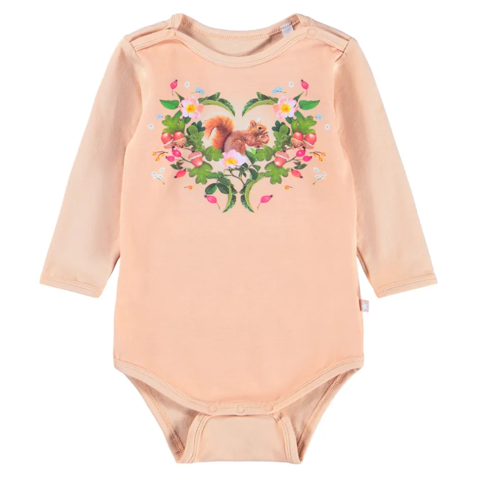 Discount Foss Body - Squirrel heart Bodystocking Langærmet