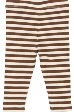 Sale Fro Rib Leggings - Toffee striped Leggings