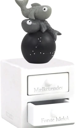 Clearance Første tand/hårlok - fisken Børn Smykkeskrin