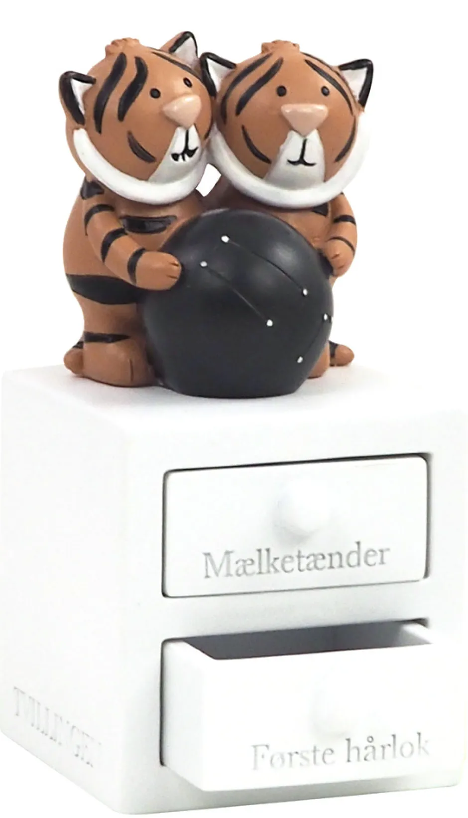 Best Første tand/hårlok - tvillingen Børn Smykkeskrin