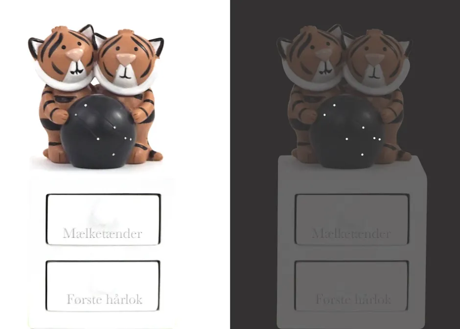 Best Første tand/hårlok - tvillingen Børn Smykkeskrin