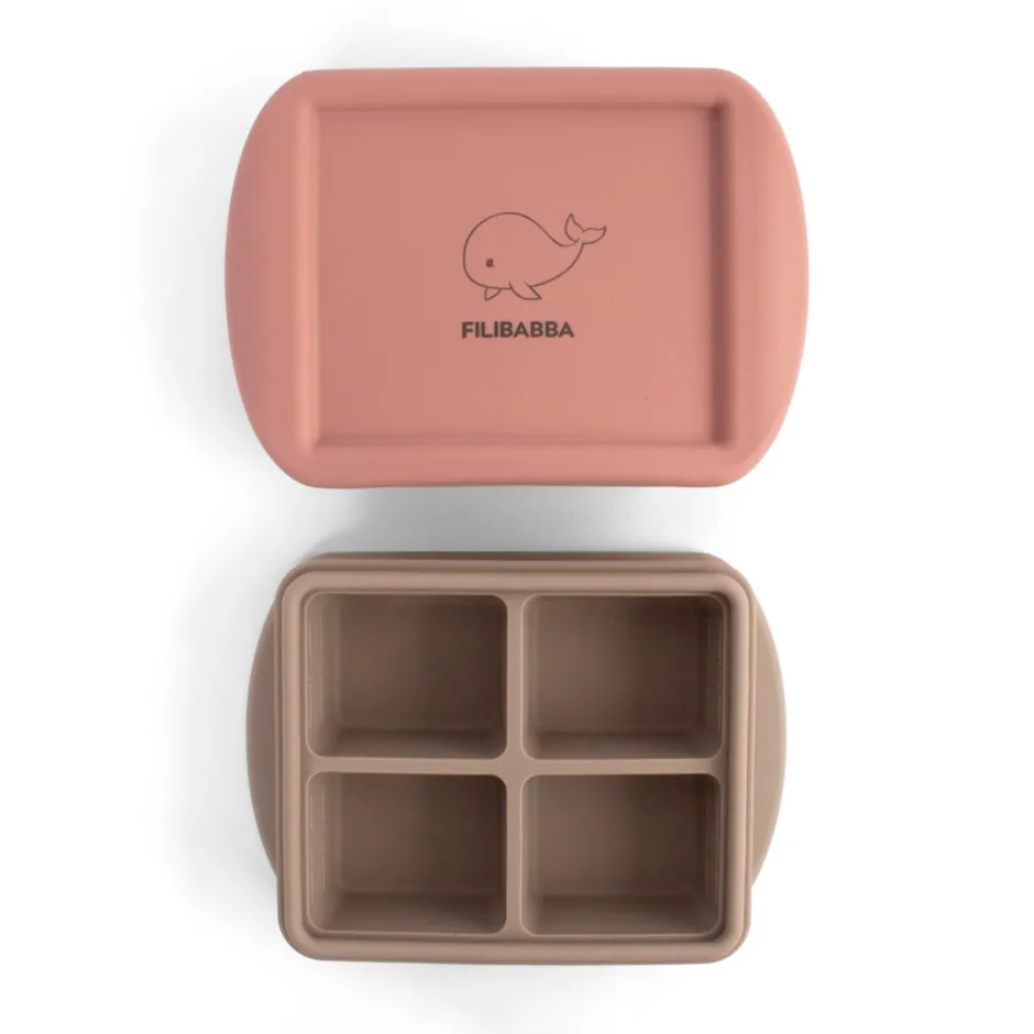 Best Frysebakke til babymad 4x65 ml - 2-pak - Rose Mix Madopbevaring