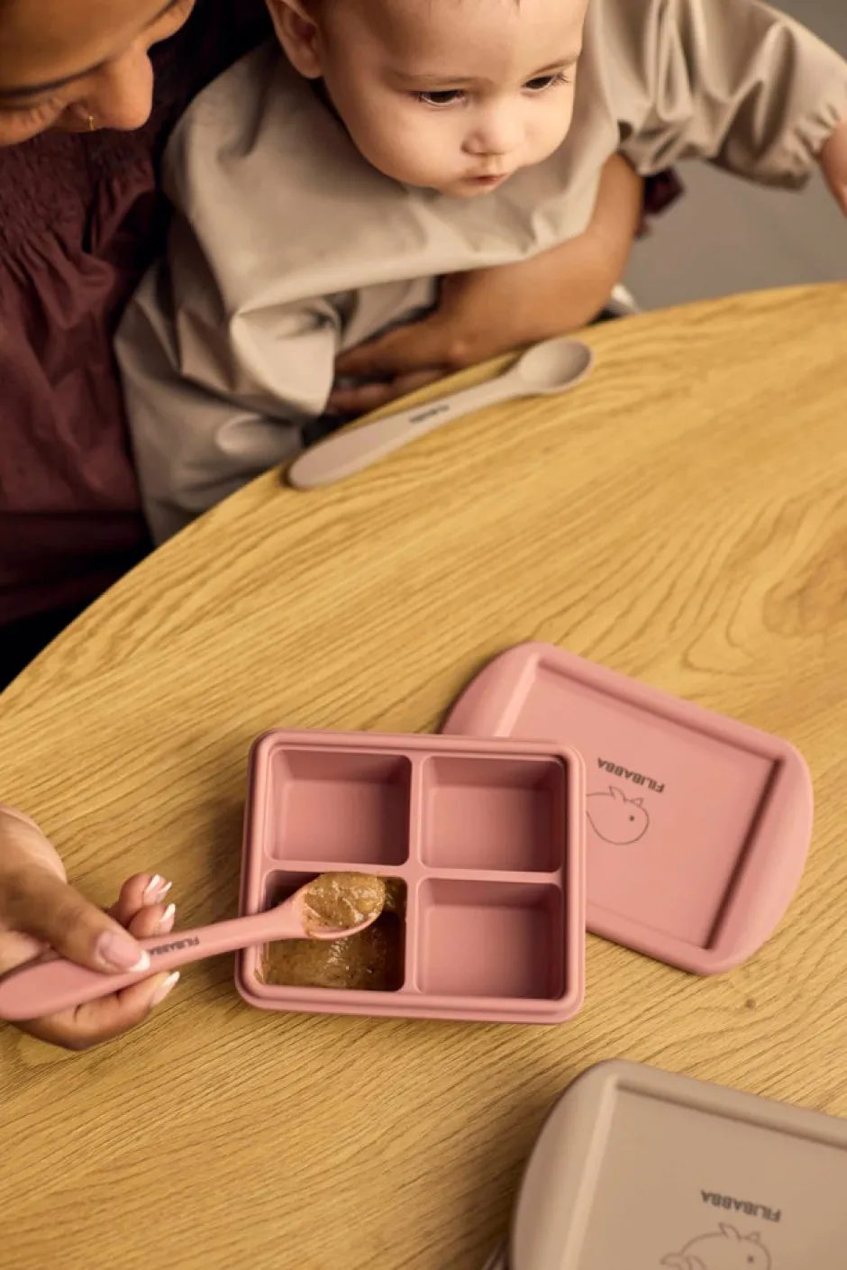 Best Frysebakke til babymad 4x65 ml - 2-pak - Rose Mix Madopbevaring