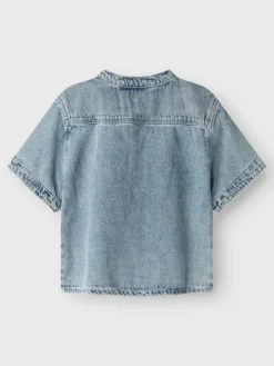 Best Fundo ss løs dnm skjorte - MEDIUMBLUE T-Shirts & Toppe