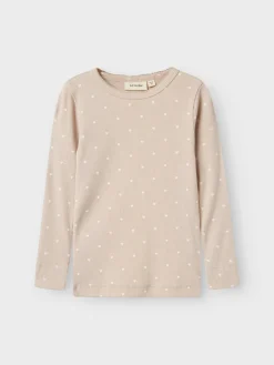 Hot Gago langærmet slim top noos - GRAY MORNING Bluser