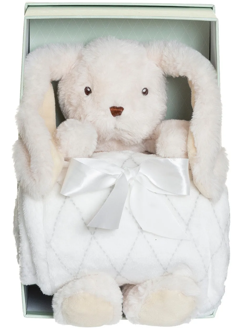 Online Gaveæske, plysdyr kanin Svea, hvid 30 cm Børn Tæpper|Bamser