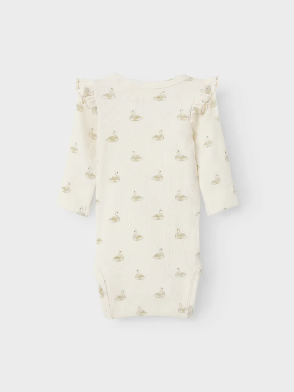 Outlet Gavo ls slim body - Pastel parchment Bodystocking Langærmet
