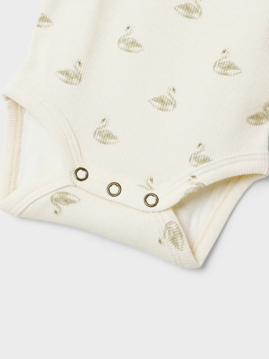 Outlet Gavo ls slim body - Pastel parchment Bodystocking Langærmet