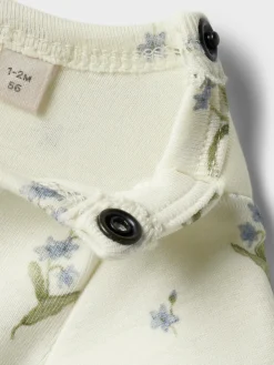 Discount Gayo Sig Body kortærmet - Forget me/Coconut milk Bodystocking Kortærmet