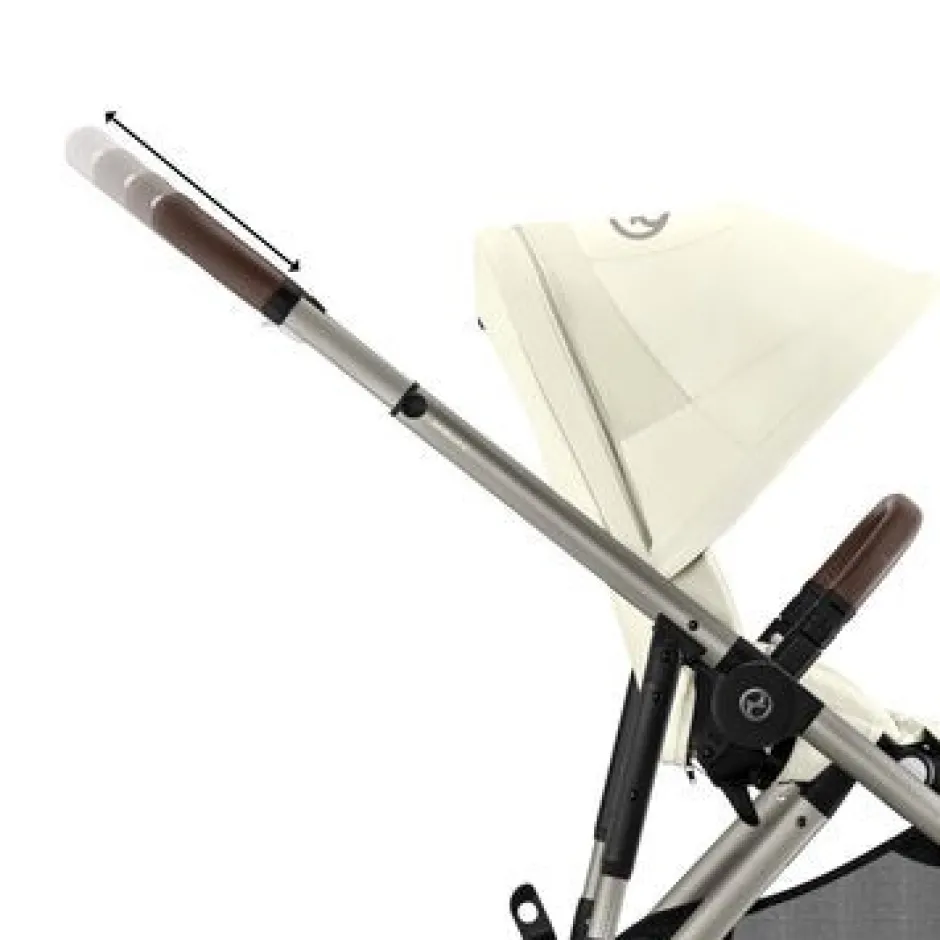 Hot Gazelle S - Moon Black Søskende/Tvillingevogne|Klapvogne Med Flade Sæder