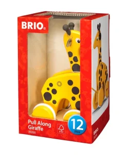 Giraf, Pull along - FSC® Trælegetøj|Trækdyr