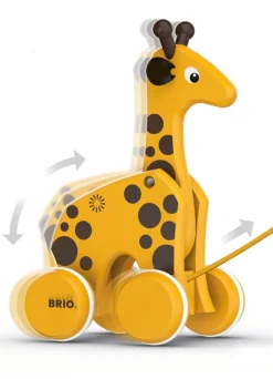 Giraf, Pull along - FSC® Trælegetøj|Trækdyr