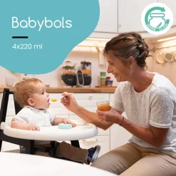 Best Glas madbøtter - 4x 220ml Madopbevaring