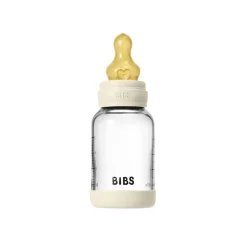 Best Glass baby bottle latex 120 ml ivory Sutteflasker