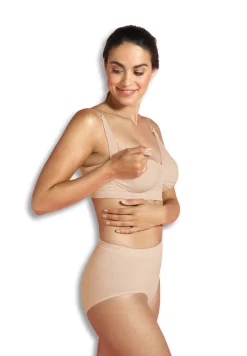 New Graviditets & amme BH med carri-gel beige M Amme Bh'Er