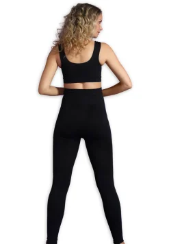 Graviditets leggings m. støtte (Recycled) sort xl Leggings/Strømpebukser