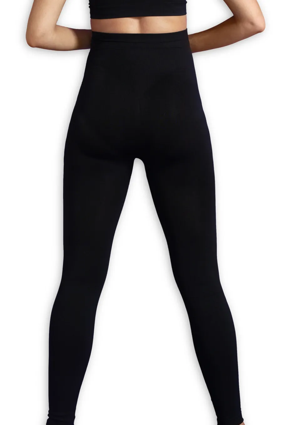 Online Graviditets leggings m. støtte (Recycled) sort l Leggings/Strømpebukser