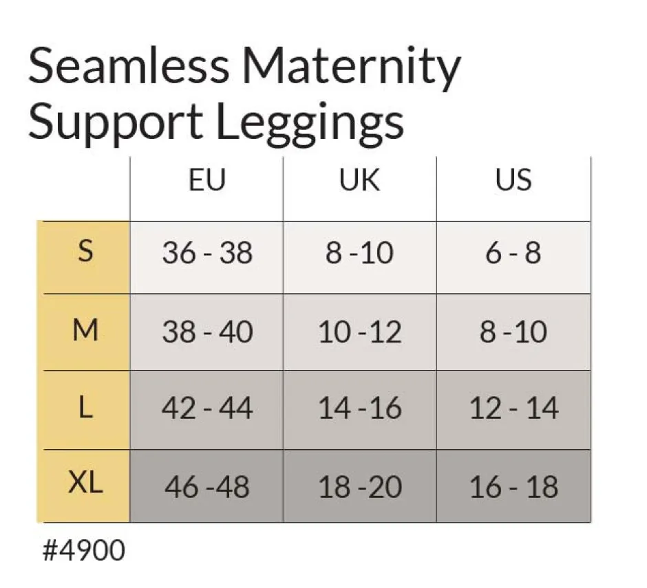 Online Graviditets leggings m. støtte (Recycled) sort l Leggings/Strømpebukser