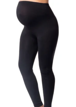 Best Graviditets Leggings Med Støtte - Sort Leggings/Strømpebukser