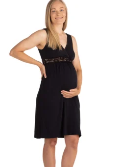 Best Graviditets- og ammenatkjole sort XL Accessories