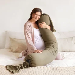 Online Graviditets- og Ammepude - dusty olive Børn Graviditetspuder|Graviditets- & Ammepuder