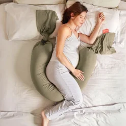 Online Graviditets- og Ammepude - dusty olive Børn Graviditetspuder|Graviditets- & Ammepuder