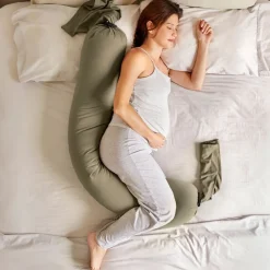 Online Graviditets- og Ammepude - dusty olive Børn Graviditetspuder|Graviditets- & Ammepuder