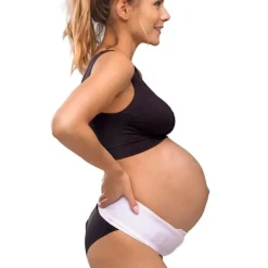 Discount Graviditets støttebælte, hvid S/M Accessories