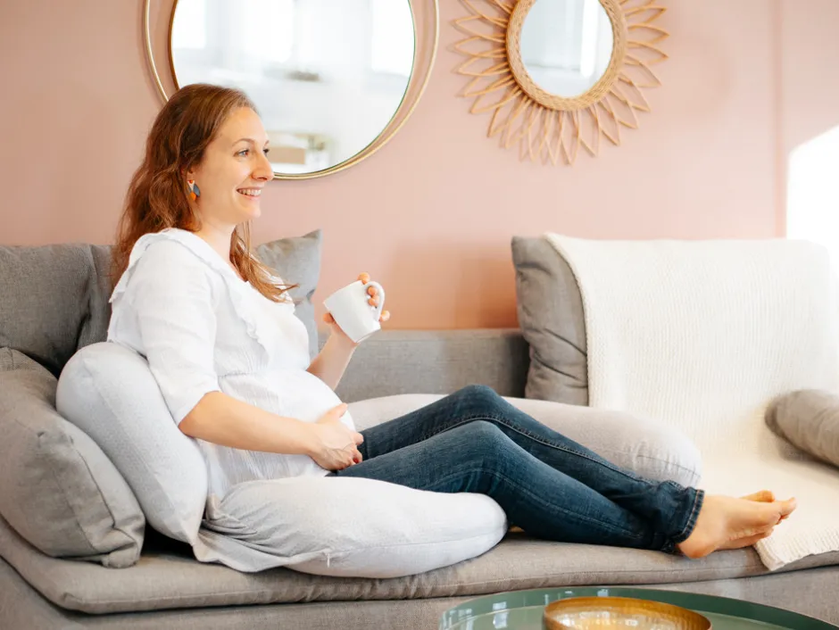 Online Graviditetspude XXL - Mineral grå Børn Graviditetspuder|Ammepuder