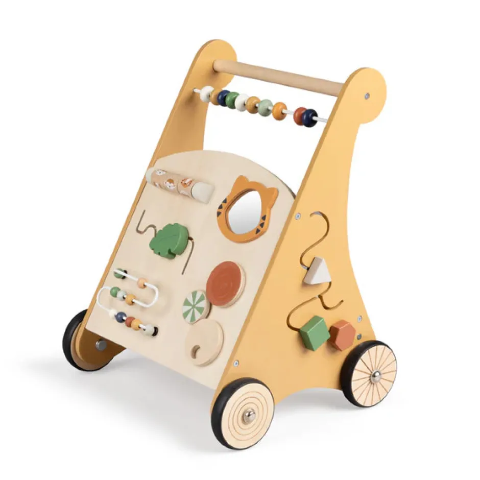 Online Gåvogn m/aktiviteter, træ, Wildlife Gåvogne & Aktivitetsborde