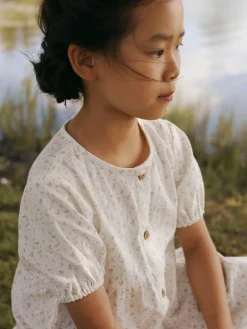 Discount Hailey kortærmet løs kjole - COCO MILK Kjoler