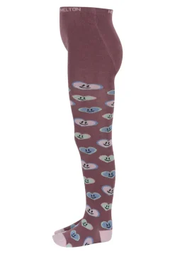 Clearance Happy hjerte strømpebukser - Grape Shake Strømpebukser