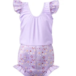 New Happy nappy costume - Lilac spring Badedragter & Bikinier|Blebadebukser