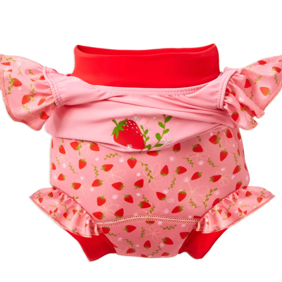 Discount Happy nappy costume - Strawberry field Blebadebukser|Badedragter & Bikinier