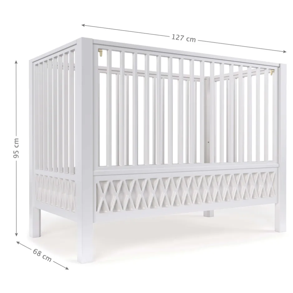 Sale Harlequin Babyseng - hvid - FSC® Mix Børn Tremmesenge