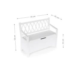 Online Harlequin Børnebænk - hvid - FSC® Mix Børn Bænke & Skamler