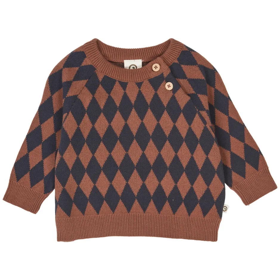 Hot Harlequin Striktrøje - Root Cardigans, Veste & Trøjer