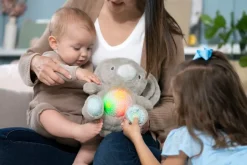 Best Heart to Hugs Sylvi Kaninbamse med hjertelyd & lys Børn White Noise Og Højtalere|Bamser Med Musik
