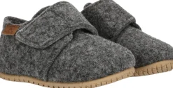New Heiris hjemmesko - Dark Grey Melange Uld Hjemmesko|Hjemmesko