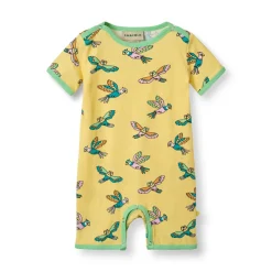 Heldragt kortærmet - Custard Bodystocking Kortærmet