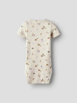 New Hiline Kortærmet Body - SANDSHELL Bodystocking Kortærmet