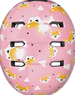 Best Hjelm Skurb Kid, rose foxes, M Cykelhjelme & Tilbehør|Cykelstole & Hjelme