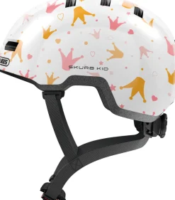 Hjelm Skurb Kid, white crowns, M Cykelhjelme & Tilbehør|Cykelstole & Hjelme