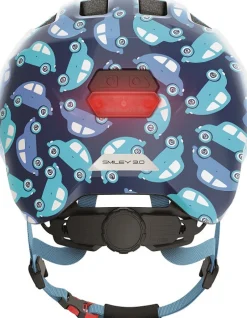 Online Hjelm Smiley 3.0 LED, blue car*, M Cykelhjelme & Tilbehør|Cykelstole & Hjelme