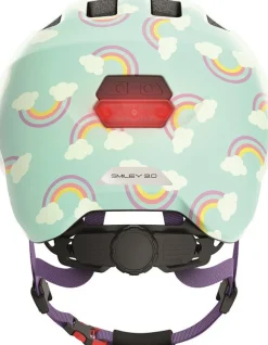 Sale Hjelm Smiley 3.0 LED, blue rainbow*, S Cykelhjelme & Tilbehør|Cykelstole & Hjelme