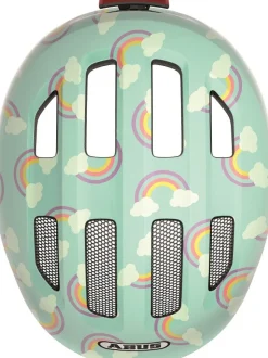 Hot Hjelm Smiley 3.0 LED, blue rainbow*, M Cykelhjelme & Tilbehør|Cykelstole & Hjelme